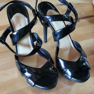 Gianni Bini Black Leather Heels